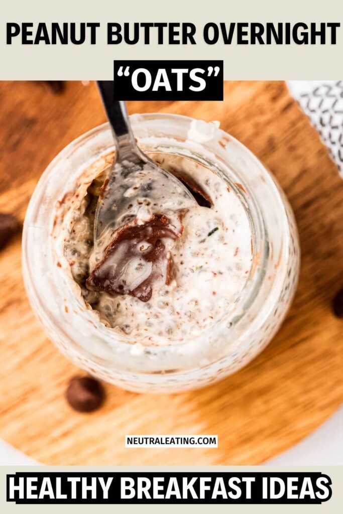 Quick Healthy Overnight Oats for Clean Eating! Oatmeal Breakfast Recipe.