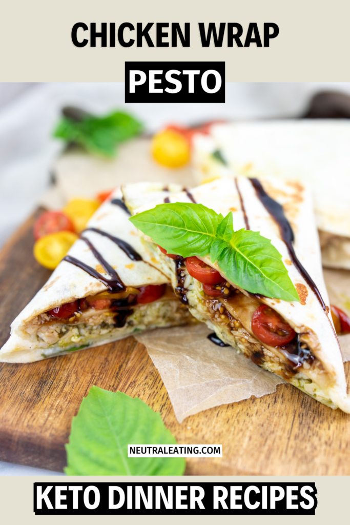 Quick and Easy Chicken Tortilla Wrap (Keto Chicken Tortilla Wrap for Picky Eaters)