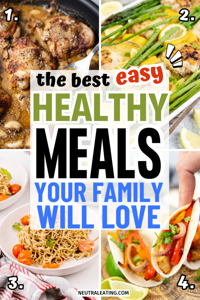Easy Simple Healthy Dinners (Healthy MEals for Big Families)