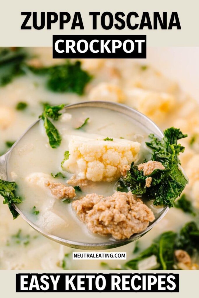 Quick Keto Zuppa Toscana Soup! Low Carb Healthy Dinner Idea.