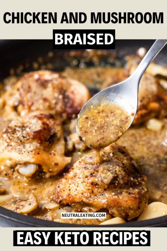 The Best Keto Creamy Chicken and Mushrooms Recipes! Easy Low Carb Chicken.