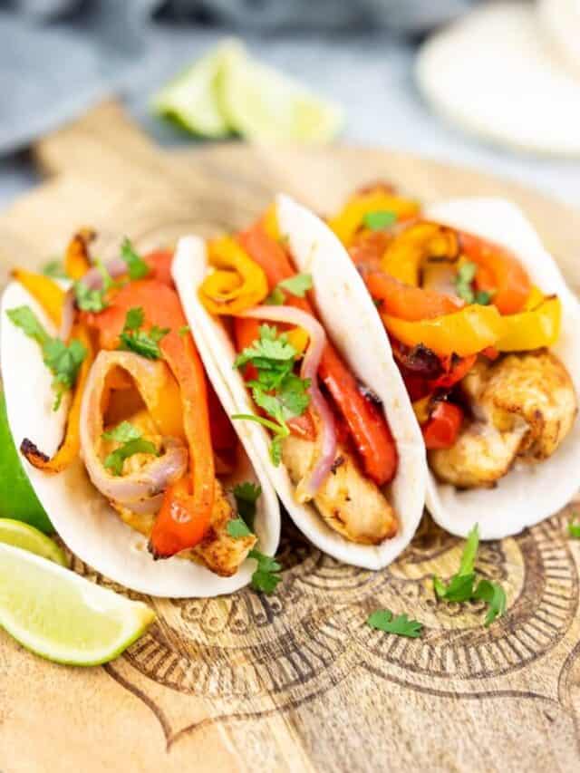 Air Fryer Chicken Fajitas
