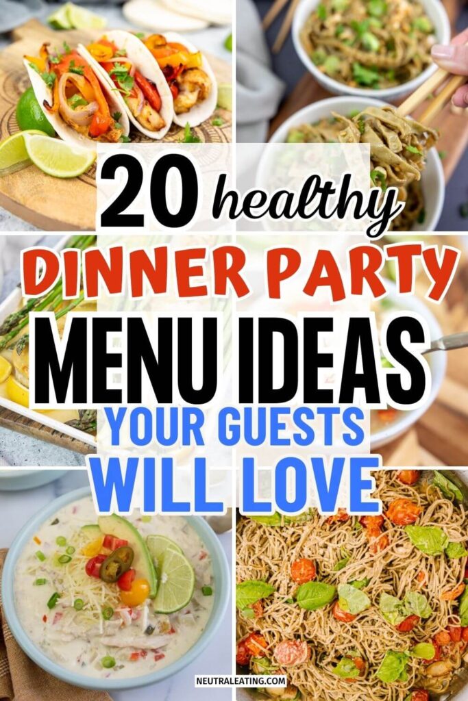 Dinner Party Menu Ideas for a Crowd! Easy Dinner Party Meals.