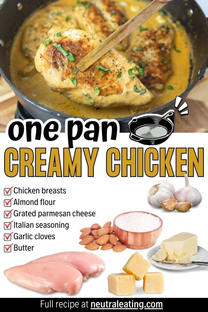 Easy Creamy Garlic Chicken Breast Recipe! Fast Easy Chicken Recipes.