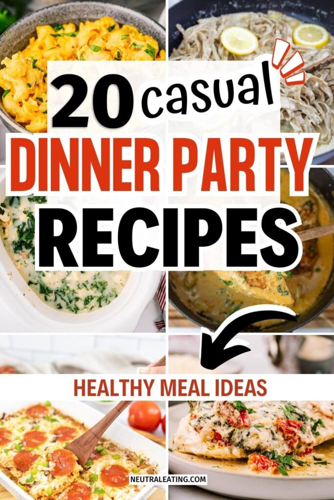 Casual Large Dinner Party Menu Ideas! Easy Dinner Party Recipes.