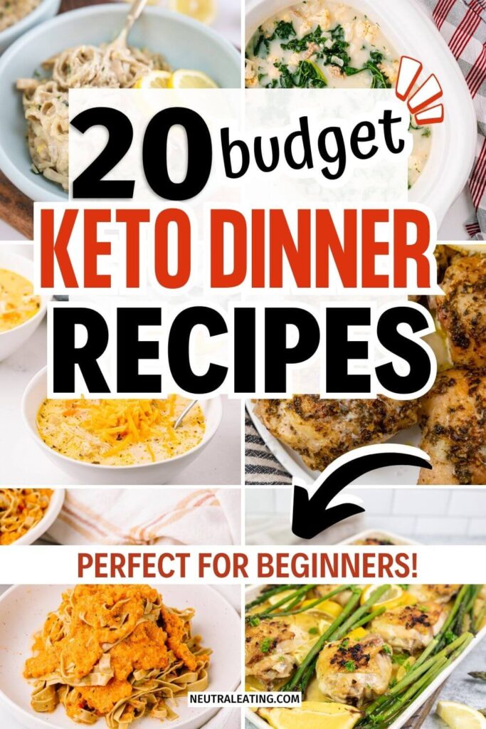 Healthy Keto Meals on a Budget! Cheap Keto Meal Plan.