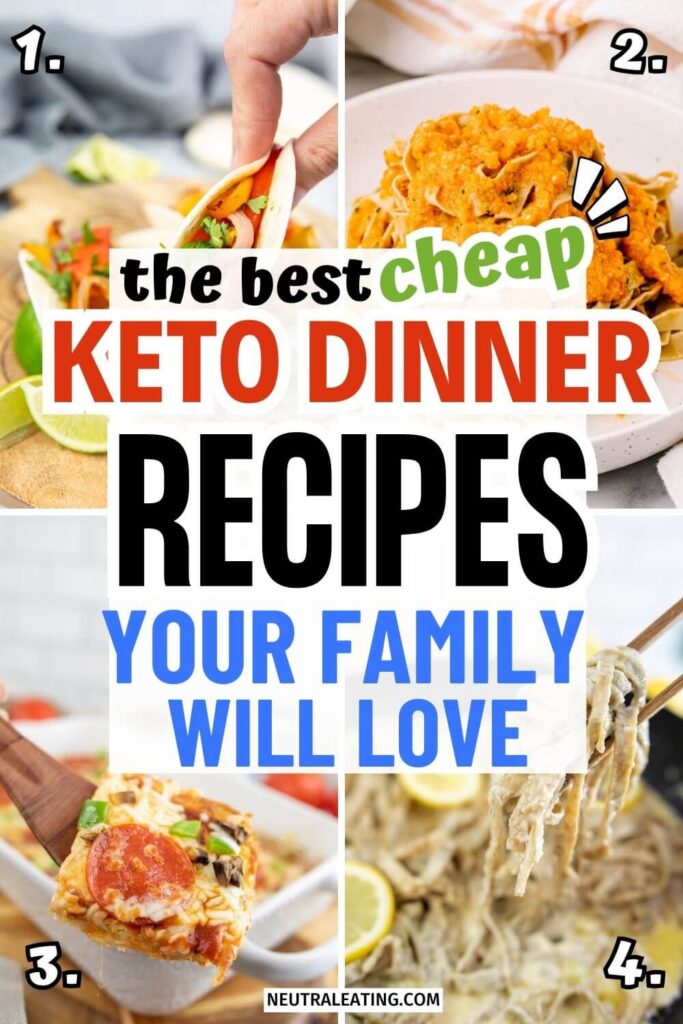 Cheap Healthy Keto Meals For Your Family! Budget Friendly Keto List.