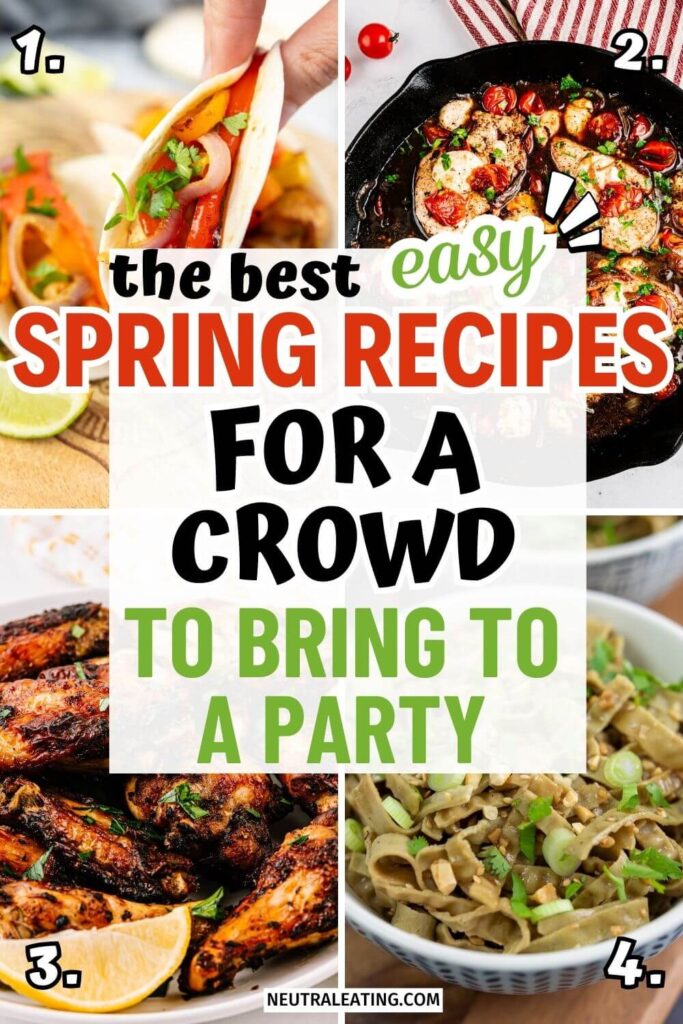 Easy Spring Dishes for a Crowd! Easy Dinners for Large Families.