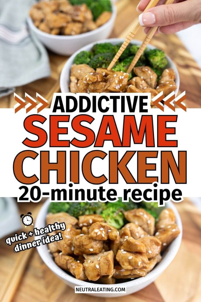 Gluten Free Sesame Chicken Recipe! One Pan Chicken Dish.