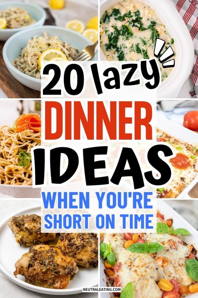 The Best Lazy Meals! Easy Dinner Hacks.