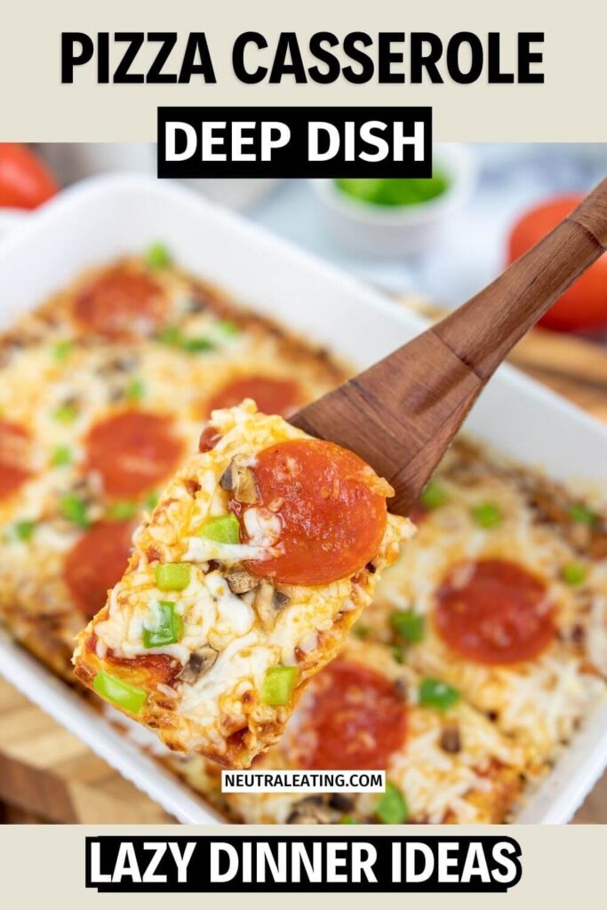 Deep Dish No Crust Pizza Recipe! Healthy Families Meals.