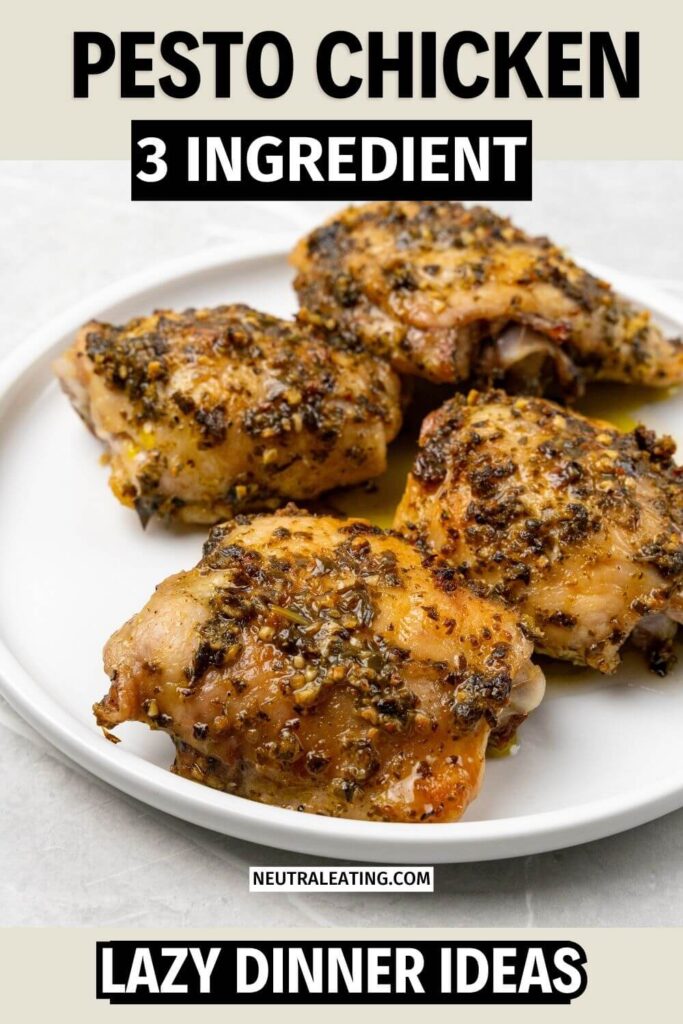 Baked Chicken Pesto Recipe! Best Chicken Dinner Ideas.