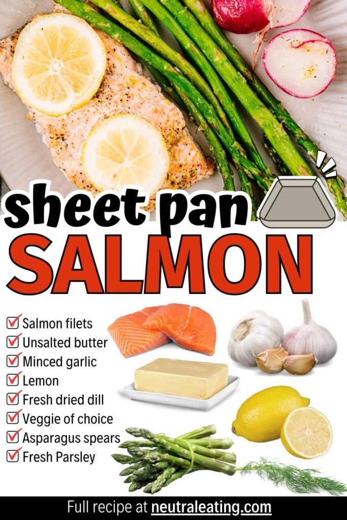 Oven Baked Salmon Filet! Lemon Garlic Salmon Meal.