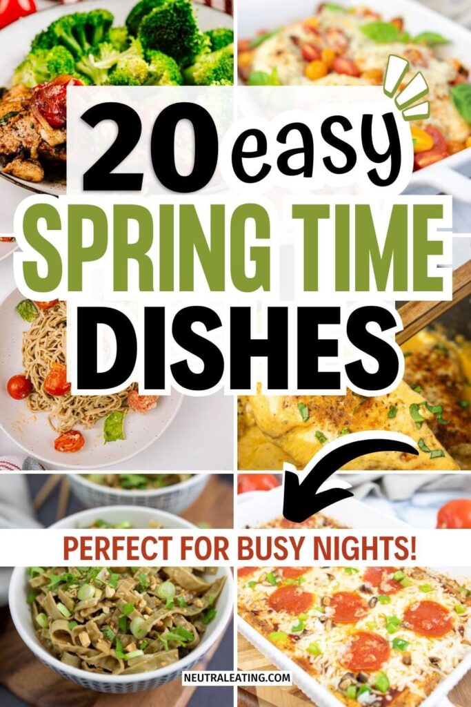 Quick Healthy Spring Meals! Easy Spring Dinner Ideas.