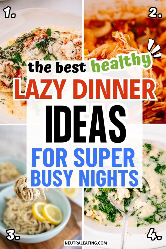 Healthy Lazy Dinner Recipes! Quick Easy Dinner Ideas.