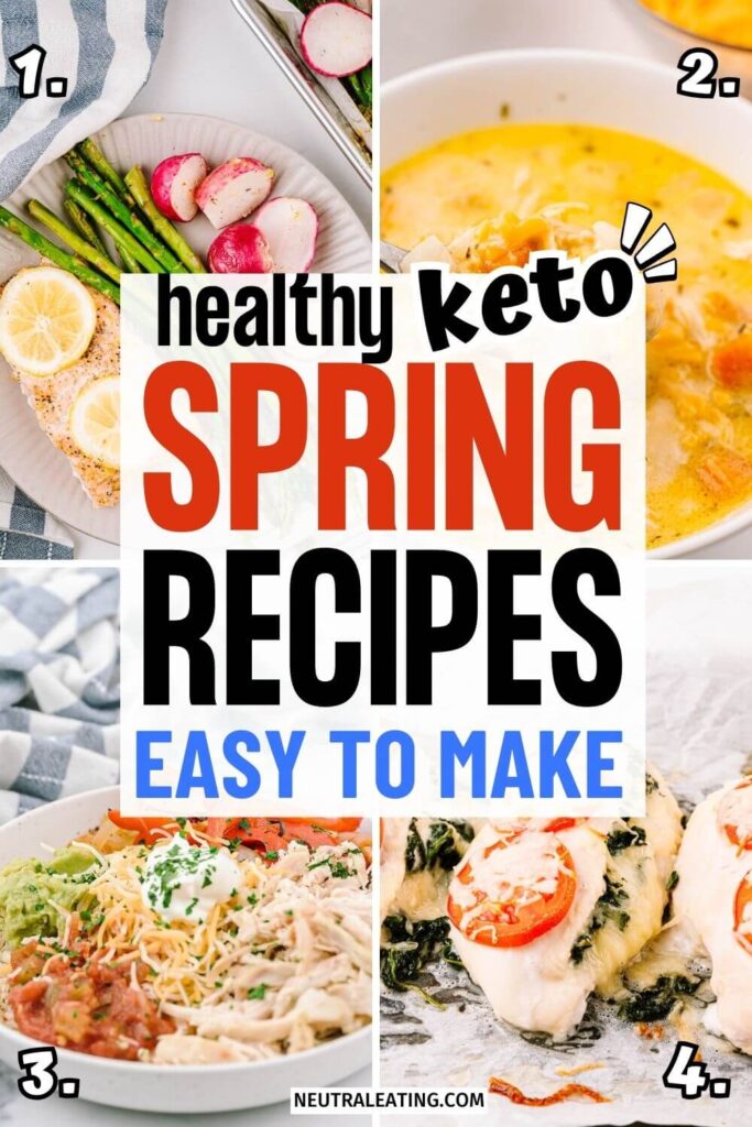 Low Carb Healthy Spring Dinners! Healthy Keto Meals.