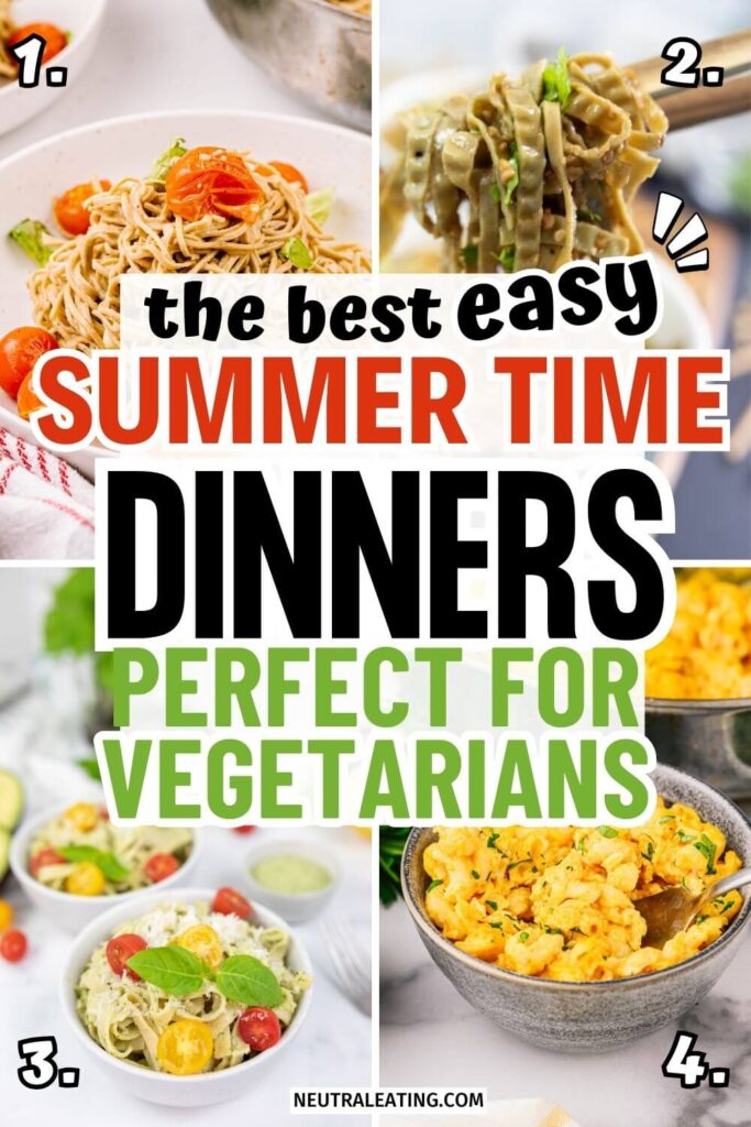 The Best Vegetarian Summer Meals! Healthy Easy Dinner Ideas.