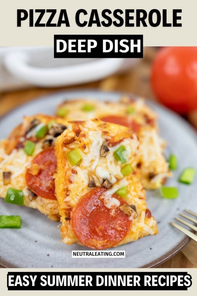 Easy Deep Dish Pizza Recipe! Healthy Summer Recipe for Kids.
