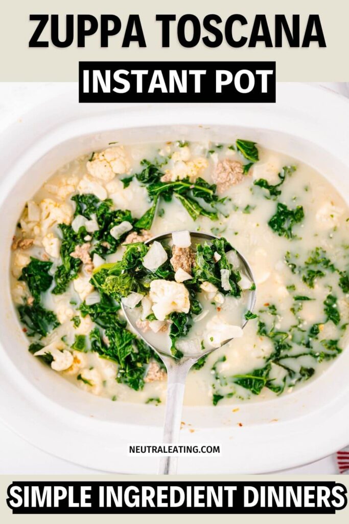 Healthy Zuppa Toscana Soup Dinner Recipe! The Best Crockpot Soup Recipes.