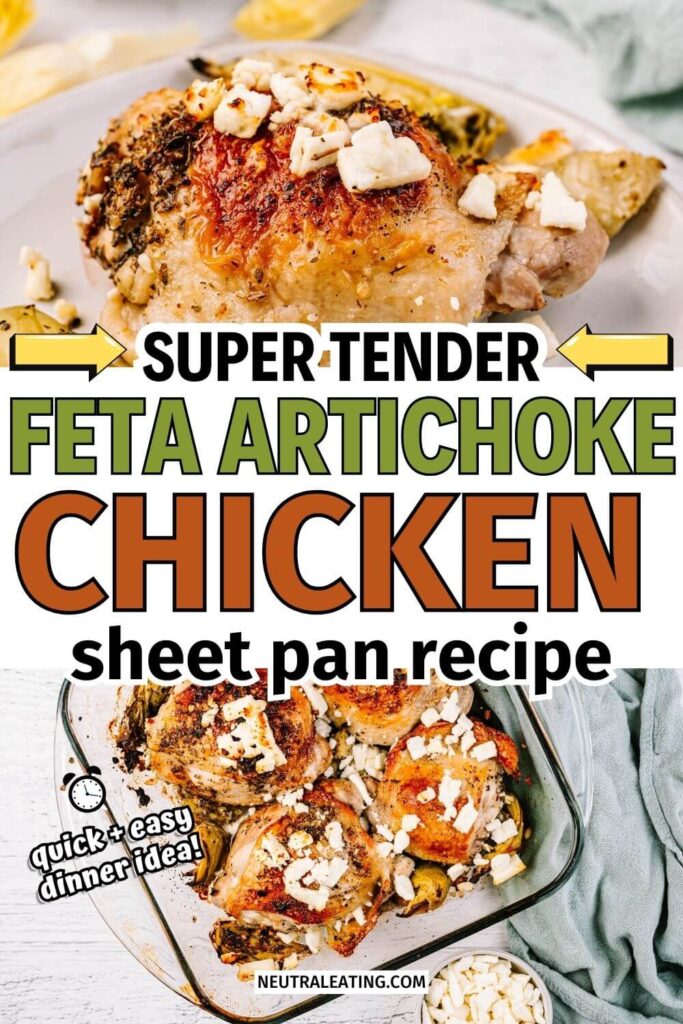 Healthy Artichoke Chicken Recipe! Easy Chicken Thigh Recipe.