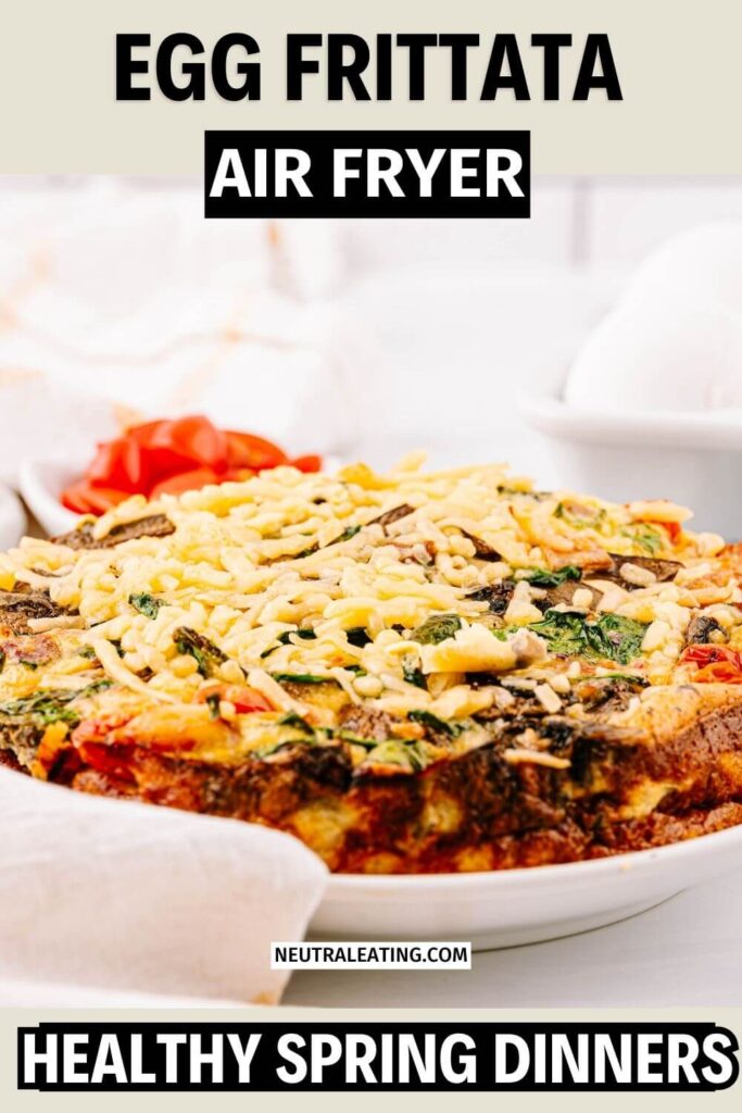 Baked Egg Frittata Air Fryer Meal! Simple Egg Recipe to try.