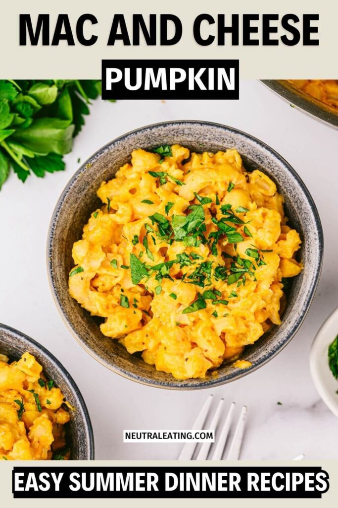 Easy Healthy Summer Mac and Cheese! Quick Vegetarian Pasta Recipe.