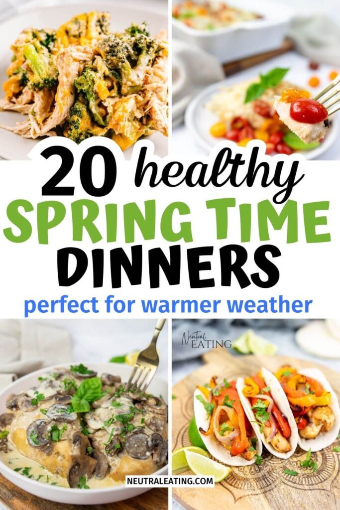 Healthy Spring Family Dinners! Yummy Healthy Meals.