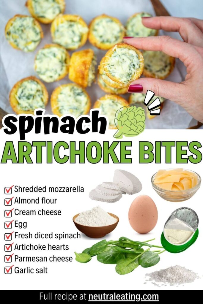 Quick Spinach Artichoke Dip Bites! Potluck Dishes Recipes.