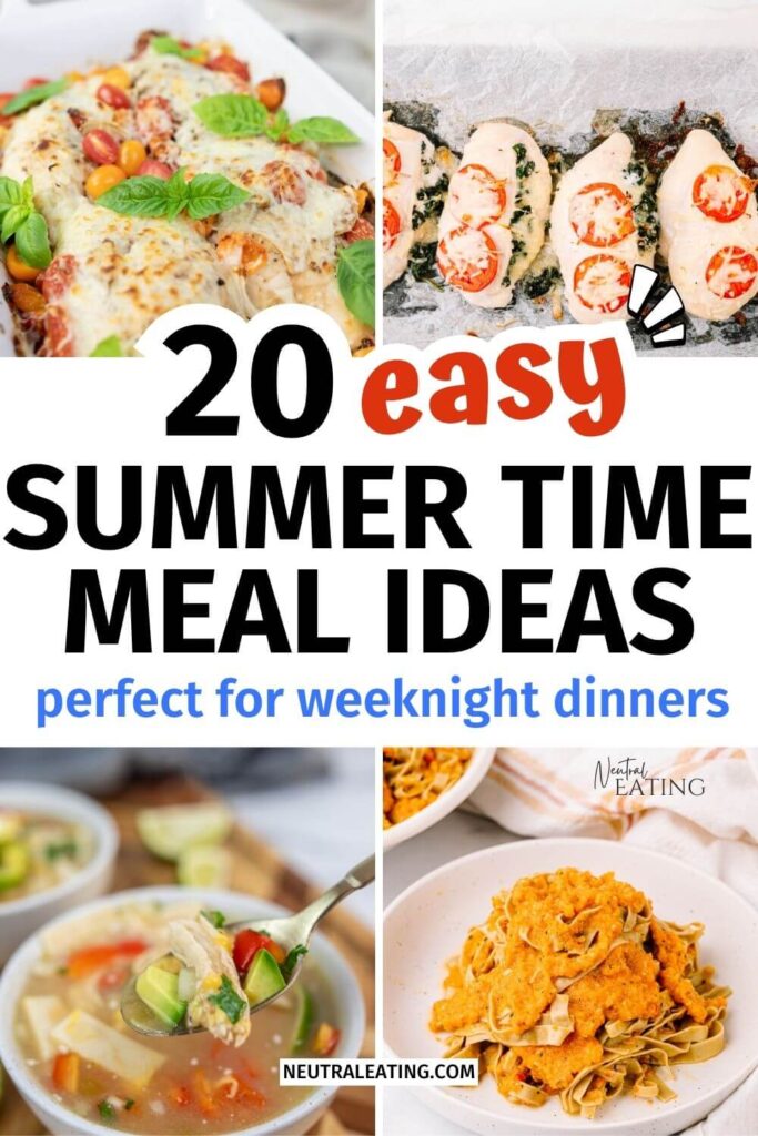 Quick and Easy Summer Dinners! The Best Summer Meals Recipes.