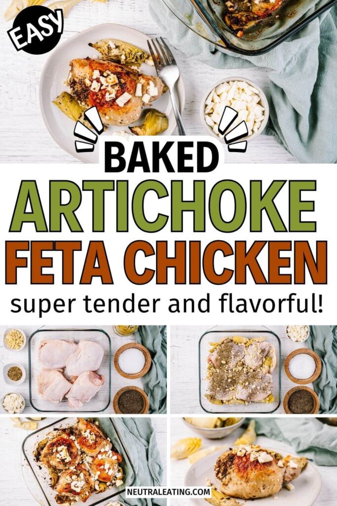 Artichoke Chicken Marinade! Healthy Feta Recipes.