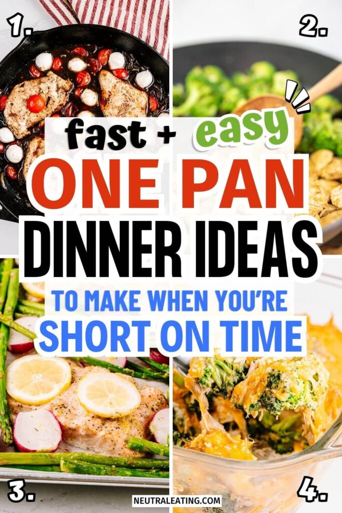 One Pan Dinner Ideas for Family! Yummy Dinner Recipes.
