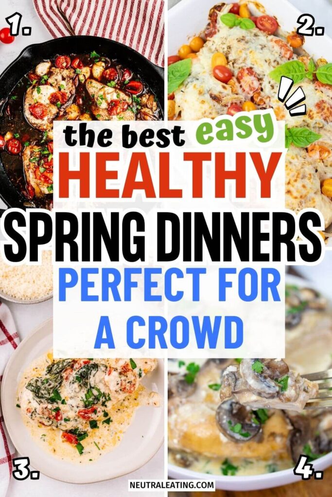 Spring Inspired Meals for a Party! The Best Healthy Meals Ideas.