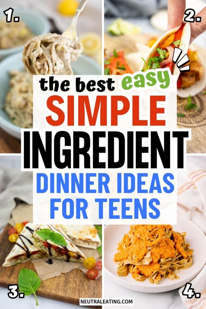 Simple Meal Ideas for Teen Kids! Easy Dinner Dishes.