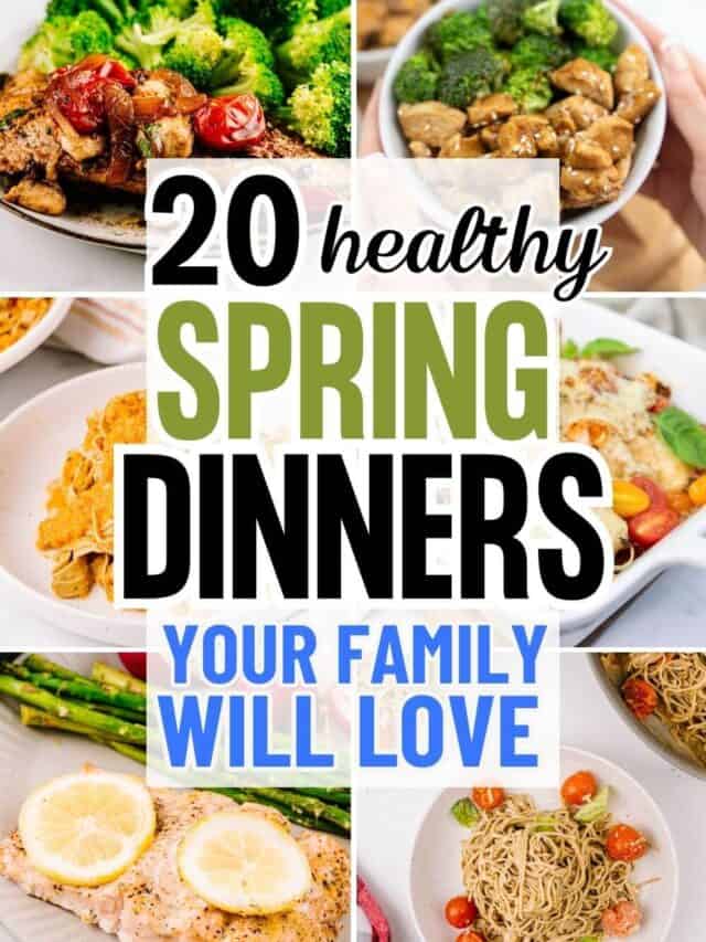 Healthy Spring Meals for Clean Eating! Spring Dinners for Family.