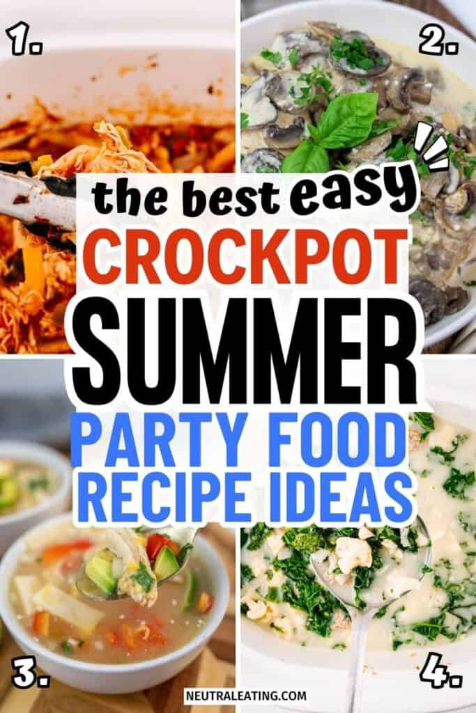 Crowd Pleasing Crockpot Recipes! Best Summer Dinners for a Group.
