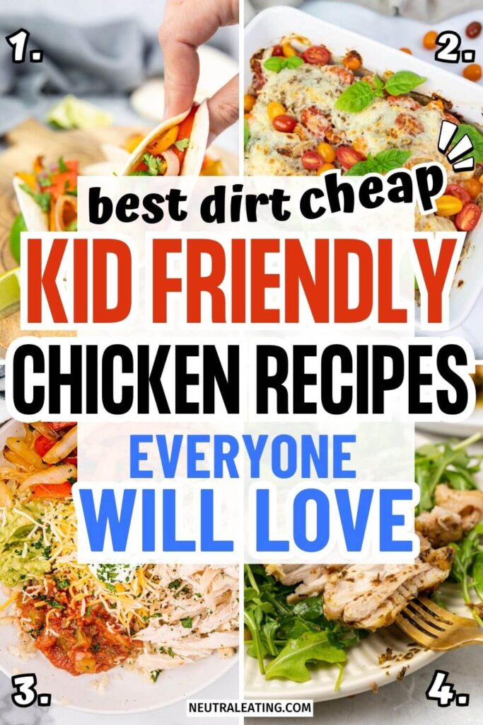 Cheap Chicken Meals for Picky Eaters! Easy Budget Friendly Meals.