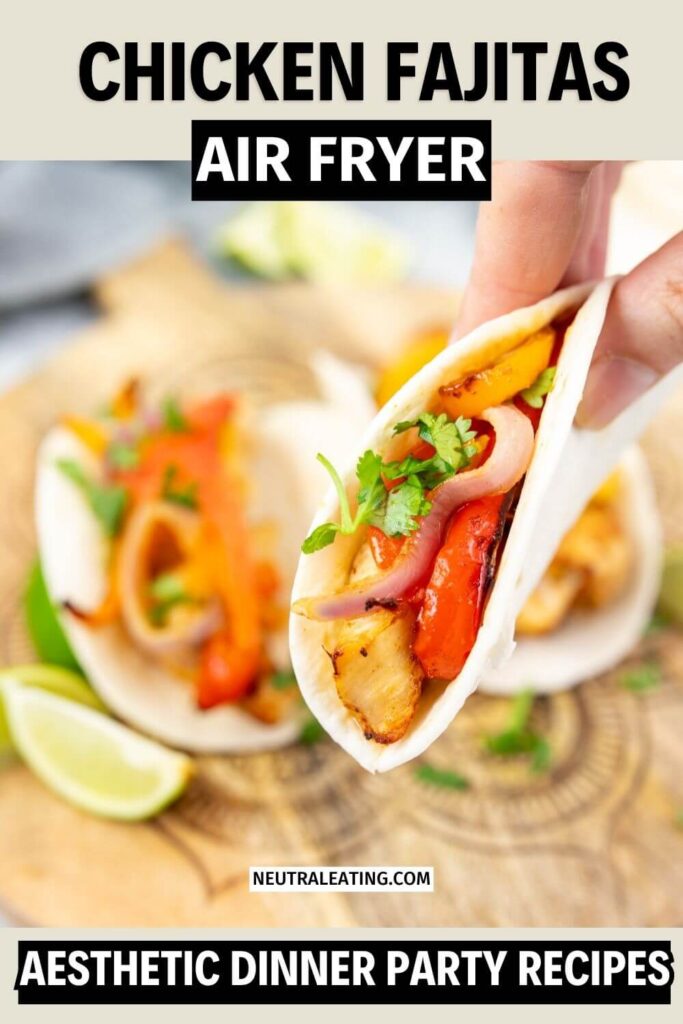 Keto Dinner Party Chicken Fajitas! Low Carb Air Fryer Chicken For a Crowd.