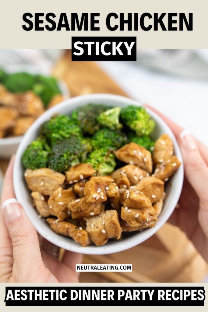Sesame Chicken and Broccoli Dinner Party Recipe! Keto Asian Chicken Ideas.