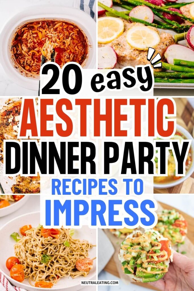 Homemade Party Food Ideas! Easy Aesthetic Recipes.
