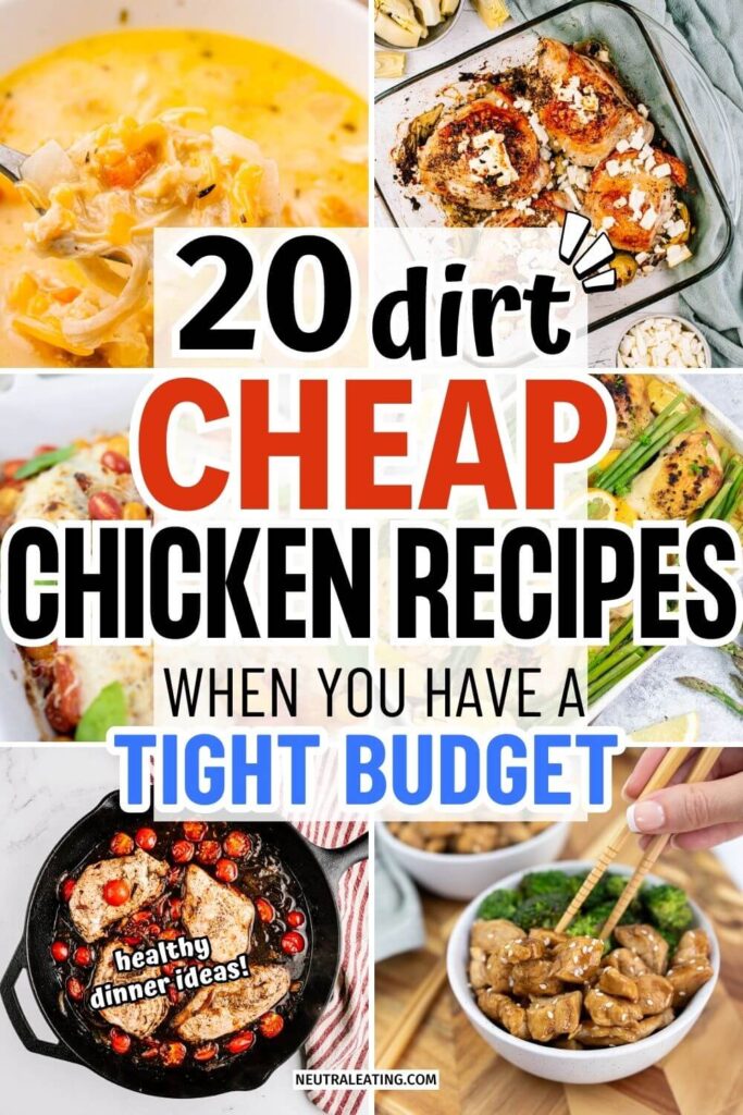 Cheap Chicken Dinners for a Family! Inexpensive Dinner Recipes.