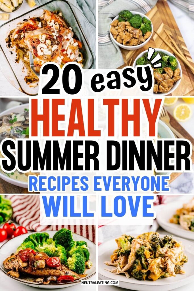 Summer Meals for Hot Days! Healthy Dinners for Family.