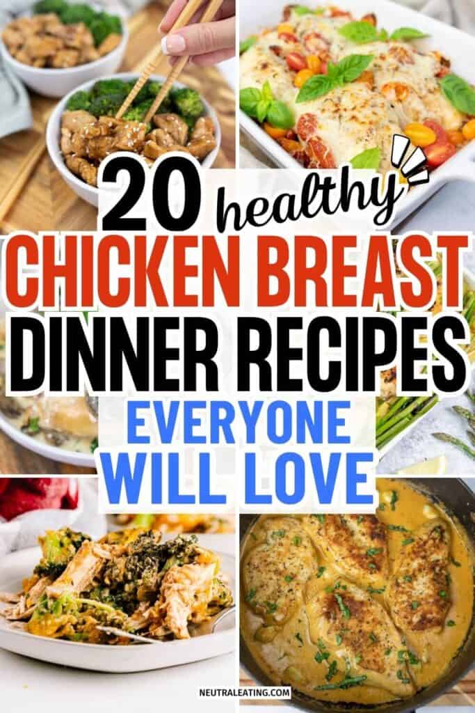 High Protein Chicken Breast Recipes! Healthy Chicken Dinner Recipes.