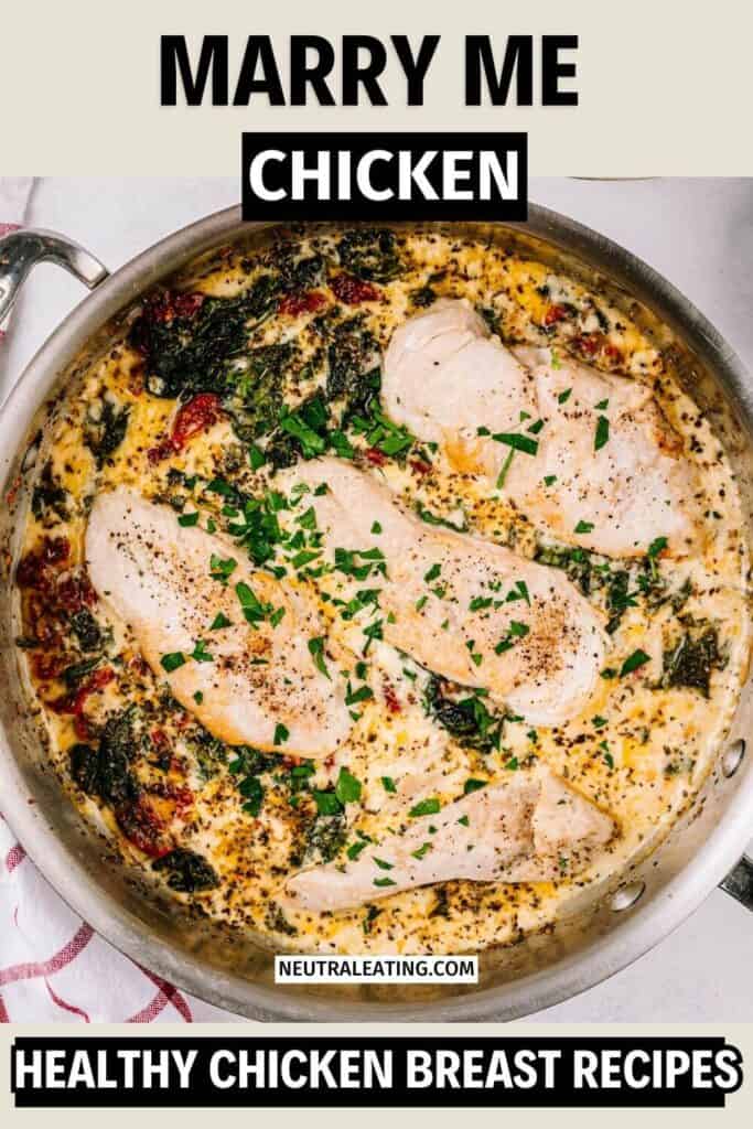 Marry Me Chicken Comfort Food Recipe! The Best Chicken Breast Dinner Ideas.