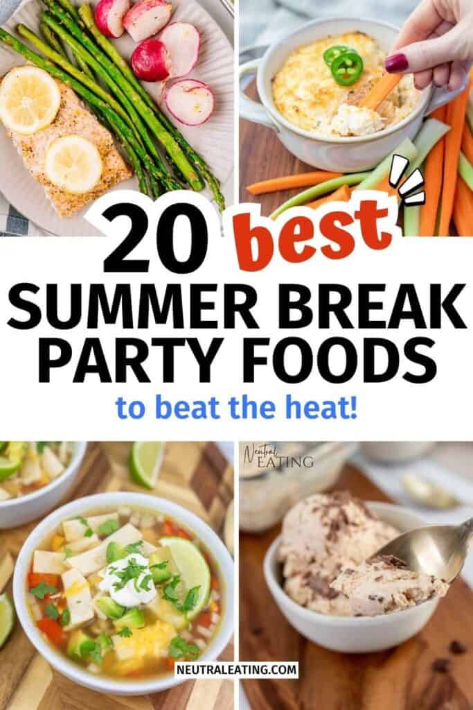 The Best Summer Party Food Ideas! Large Crowd Appetizers.