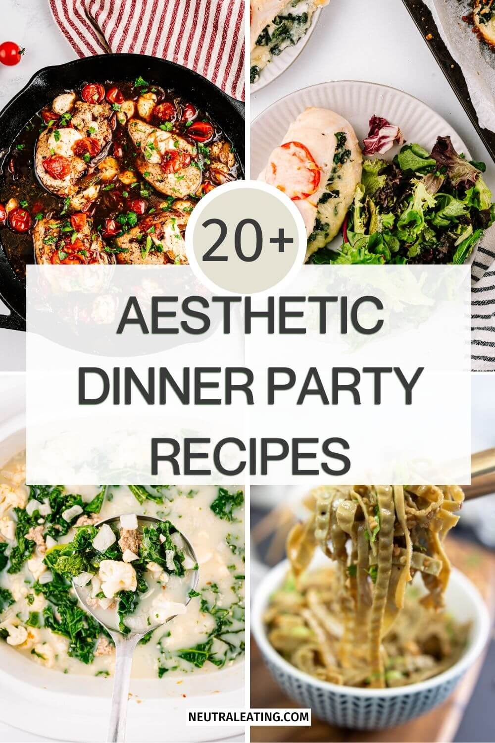 20 Aesthetic Dinner Party Recipes
