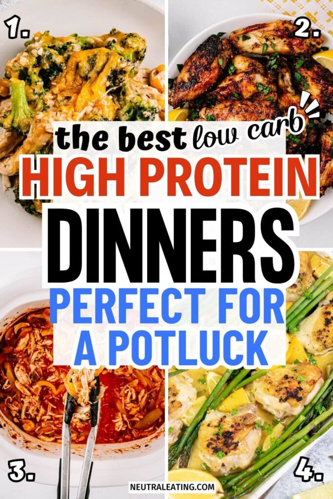 Low Carb Dinners for a Crowd! High Protein Meal Hacks.