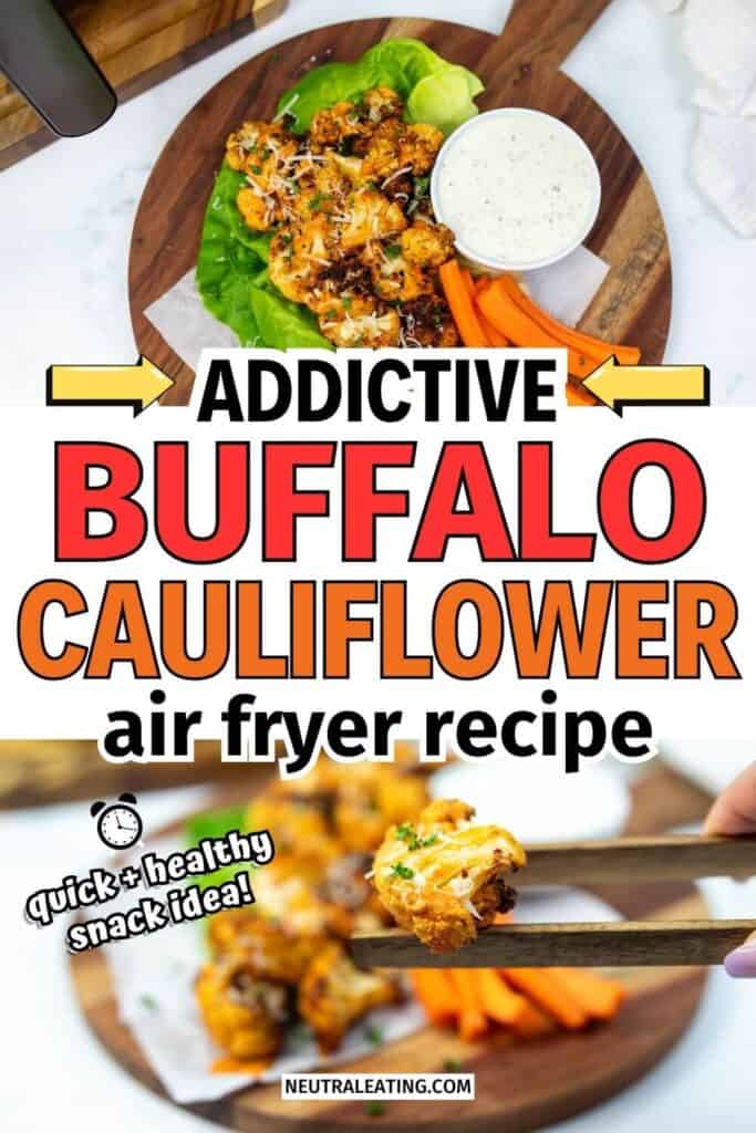 Healthy Buffalo Cauliflower Recipe! Easy Finger Food Ideas.
