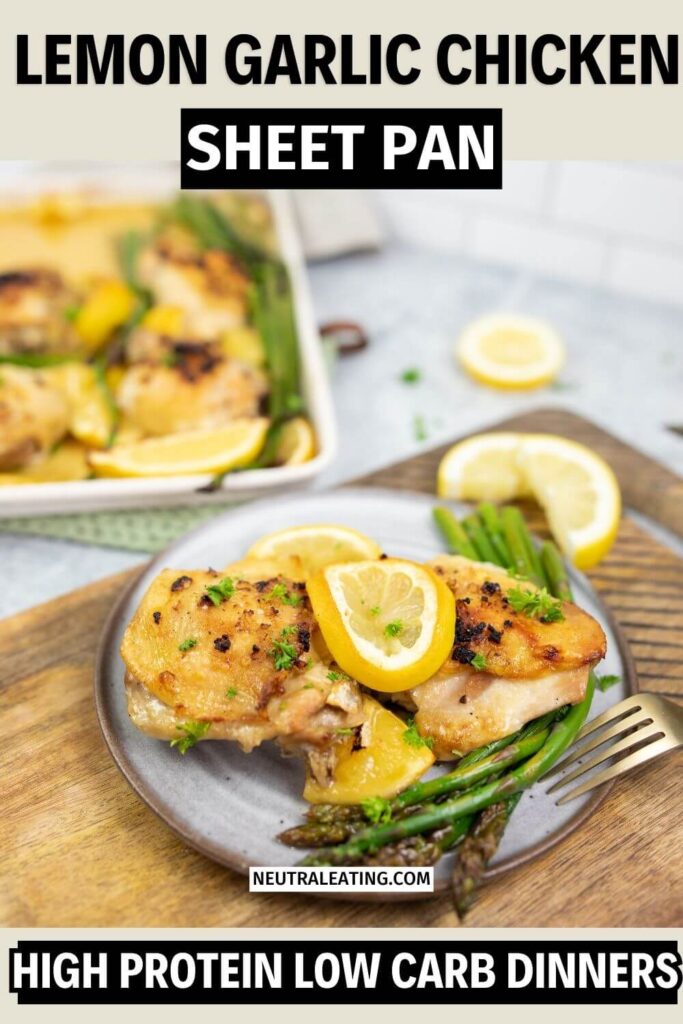High Protein Lemon Garlic Chicken! Low Carb Recipes for a Potluck.