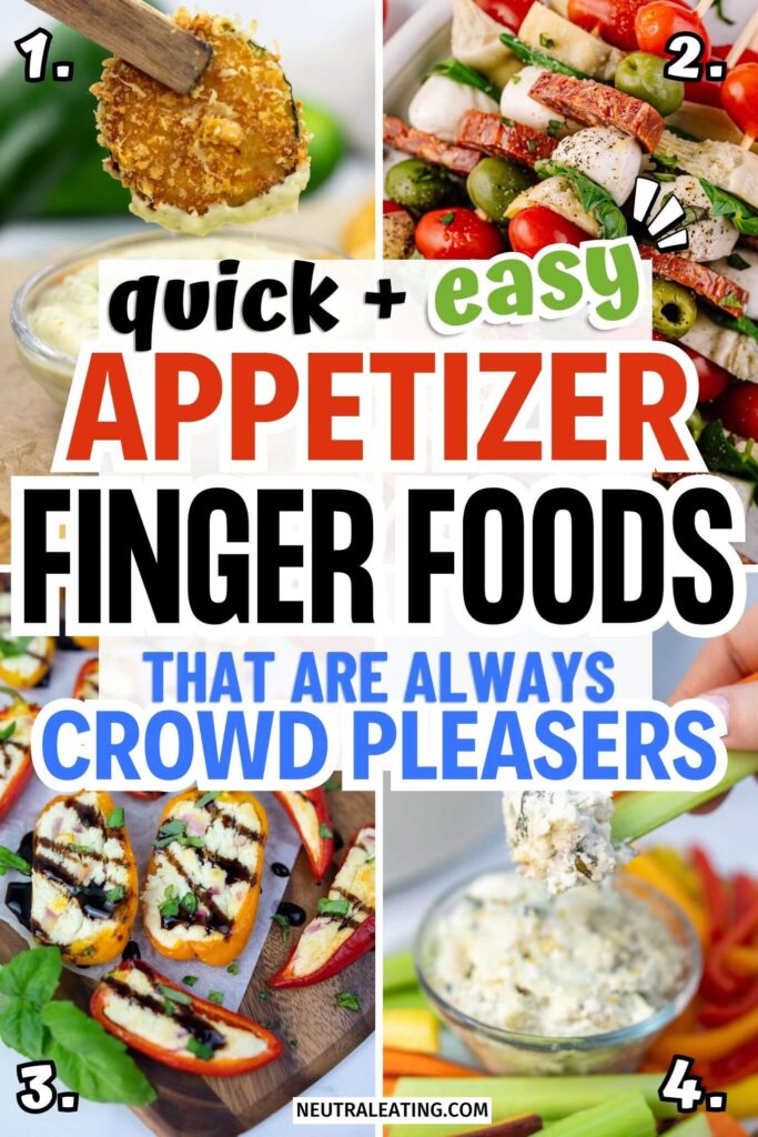 Healthy Finger Food Appetizer Recipes!