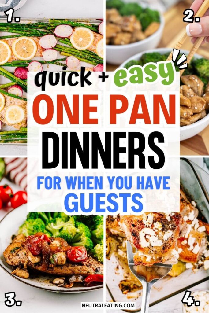 Quick Easy One Pot Dinners for Guests! Best Dinner Party Dishes.